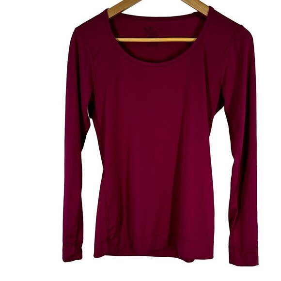 Champion Performance Base Layer Long Sleeve Fuchsia Crew Neck Size Medium - Picture 1 of 9